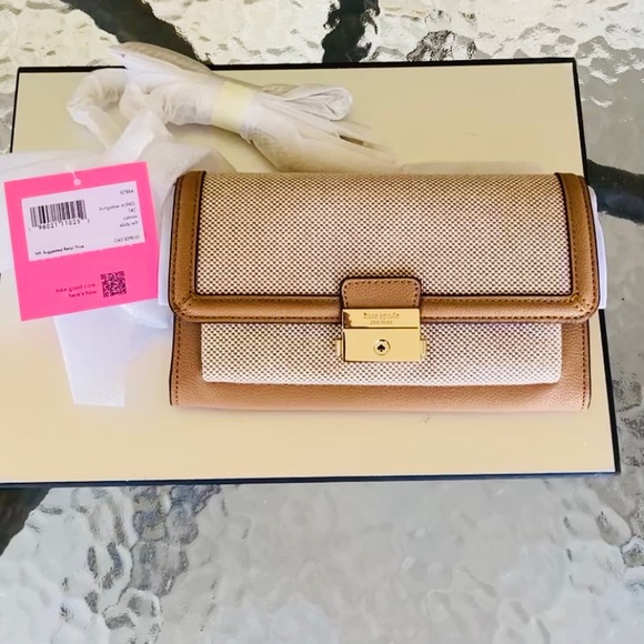 Kate Spade Voyage Canvas Crossbody Wallet NWT - Picture 8 of 14
